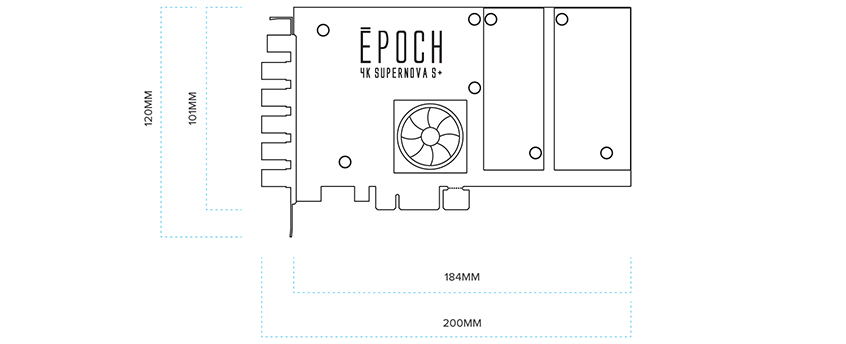 Epoch | 4K Supernova S+. Product Dimensions. 111.1mm x 185mm.