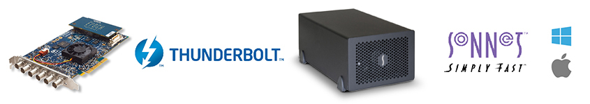 Epoch | 4K Supernova S+. Sonnet Echo Express SE II.