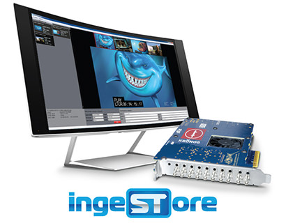 KRONOS K8 FREE multi-channel capture tool, IngeSTore
