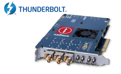 KRONOS Optikos3G CX SDI Thunderbolt expansion chassis compatibility