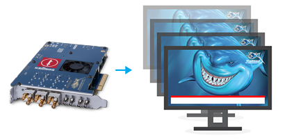 KRONOS Optikos3G CX SDI  4 x Low-latency video keyers.